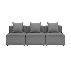 GHẾ SOFA MODULE MÀU XÁM