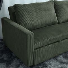 GHẾ SOFA BED OLIVERA MÀU XANH RÊU ĐẬM