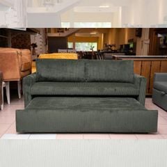 GHẾ SOFA BED OLIVERA MÀU XANH RÊU ĐẬM