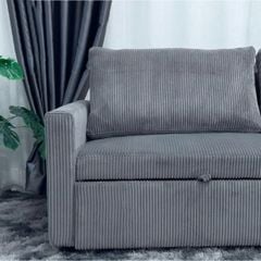 GHẾ SOFA BED OLIVERA MÀU XÁM