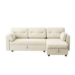GHẾ SOFA BED GÓC COMPACT MÀU BE