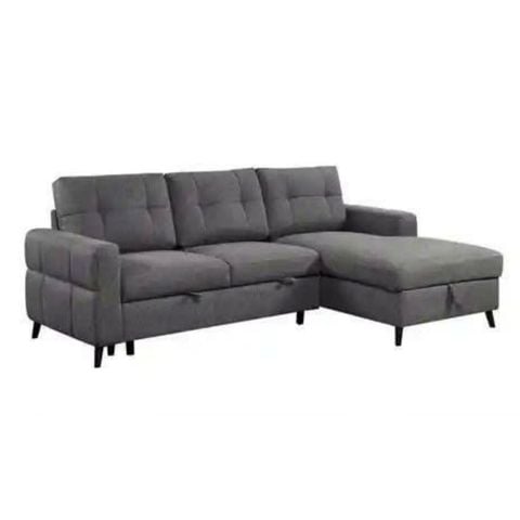 GHẾ SOFA BED GÓC SALFORD MÀU XANH XÁM