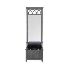 KỆ CHỨA ĐỒ KÈM GƯƠNG VÀ MẮC TREO