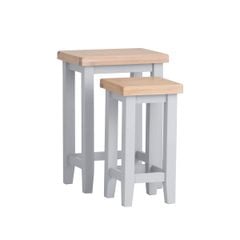BỘ 2 BÀN SIDE TABLE EATON MÀU XÁM