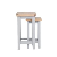 BỘ 2 BÀN SIDE TABLE EATON MÀU XÁM