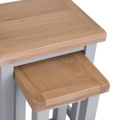 BỘ 2 BÀN SIDE TABLE EATON MÀU XÁM