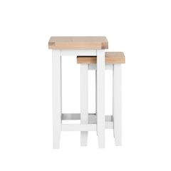BỘ 2 BÀN SIDE TABLE EATON MÀU TRẮNG