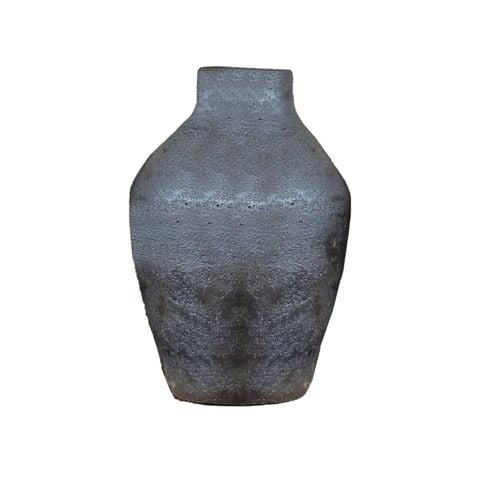 BÌNH HOA TRANG TRÍ RUSTIC MÀU ĐEN