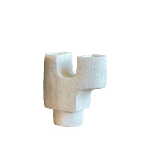 BÌNH HOA TRANG TRÍ RUSTIC MÀU TRẮNG