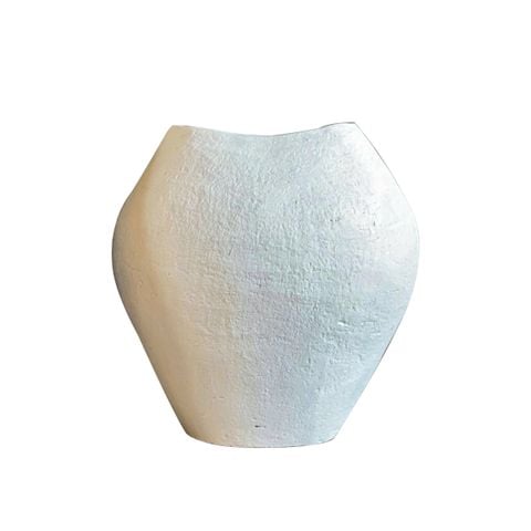 BÌNH HOA TRANG TRÍ RUSTIC MÀU TRẮNG