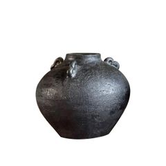 BÌNH HOA TRANG TRÍ RUSTIC MÀU ĐEN