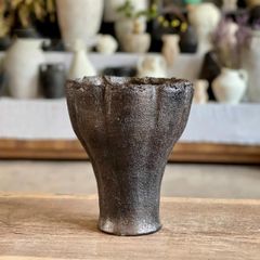 BÌNH HOA TRANG TRÍ RUSTIC MÀU ĐEN