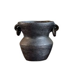 BÌNH HOA TRANG TRÍ RUSTIC MÀU ĐEN