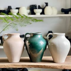 BÌNH HOA TRANG TRÍ MÀU XANH