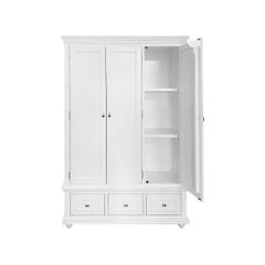 TỦ QUẦN ÁO HARPER MÀU TRẮNG 3 CÁNH