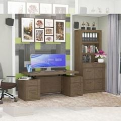 TỦ TRƯNG BÀY JUNUS MÀU XÁM