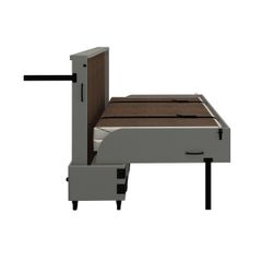 GIƯỜNG NGỦ GẤP GỌN HENDERSON XTRA BED MÀU XÁM KÈM NỆM