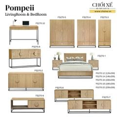 GIƯỜNG ĐƠN POMPEII MÀU TỰ NHIÊN 1.2