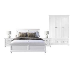 TỦ QUẦN ÁO HARPER MÀU TRẮNG 3 CÁNH