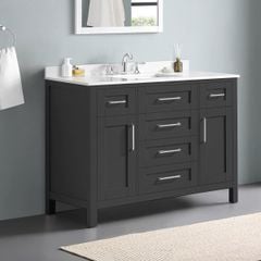 TỦ LAVABO MAYA 48 INCH MÀU XÁM ĐẬM