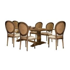 BỘ BÀN ĂN 6 GHẾ LEVENTIS