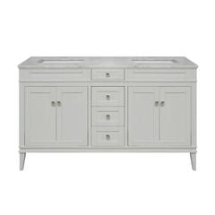 TỦ LAVABO RIVOLI 60 INCH MÀU XÁM NHẠT 2 BỒN