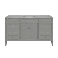 TỦ LAVABO RIVOLI 60 INCH MÀU XÁM 1 BỒN