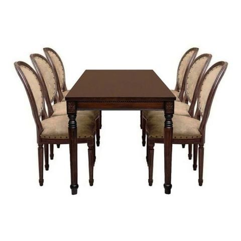 BỘ BÀN ĂN 6 GHẾ PORTER 1.8