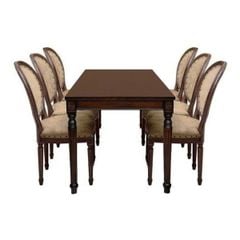 BỘ BÀN ĂN 6 GHẾ PORTER 1.8