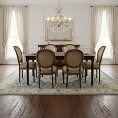 BỘ BÀN ĂN 6 GHẾ PORTER 1.8