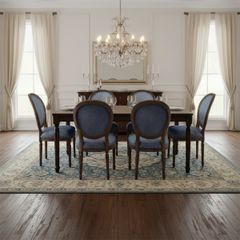 BỘ BÀN ĂN 6 GHẾ PORTER 1.8