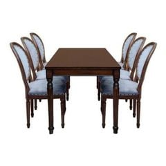 BỘ BÀN ĂN 6 GHẾ PORTER 1.8