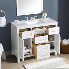 TỦ LAVABO MAYA 48 INCH MÀU TRẮNG