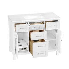 TỦ LAVABO MAYA 42 INCH MÀU TRẮNG