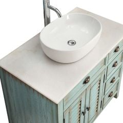 TỦ LAVABO PALM BEACH 36 INCH MÀU XANH