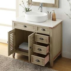 TỦ LAVABO PALM BEACH 36 INCH MÀU BE