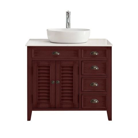 TỦ LAVABO PALM BEACH 36 INCH MÀU NÂU
