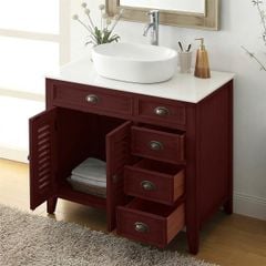 TỦ LAVABO PALM BEACH 36 INCH MÀU NÂU