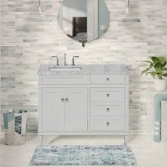 TỦ LAVABO RIVOLI 42 INCH MÀU XÁM NHẠT