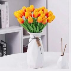 HOA TUPLIP MÀU CAM ĐẬM