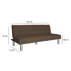 GHẾ SOFA BED SERTA MÀU NÂU