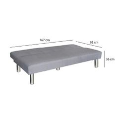 GHẾ SOFA BED SERTA MÀU XÁM