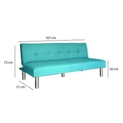 GHẾ SOFA BED SERTA MÀU XANH