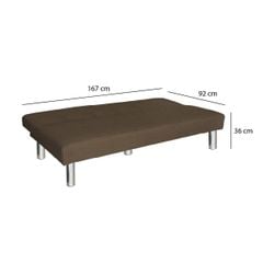 GHẾ SOFA BED SERTA MÀU NÂU