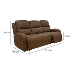 GHẾ SOFA 3 CHỖ CHỈNH CƠ ELBE