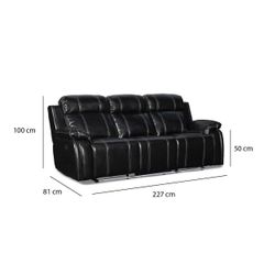 GHẾ SOFA 3 CHỖ CHỈNH ĐIỆN FUSION