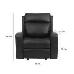 GHẾ SOFA ĐƠN DA BÒ CHỈNH ĐIỆN LINDEN