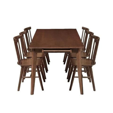 BỘ BÀN ĂN 6 GHẾ KATARINA 1.6