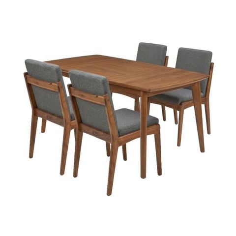 BỘ BÀN ĂN 4 GHẾ THÔNG MINH MỞ RỘNG TYLER