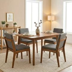 BỘ BÀN ĂN 4 GHẾ THÔNG MINH MỞ RỘNG TYLER